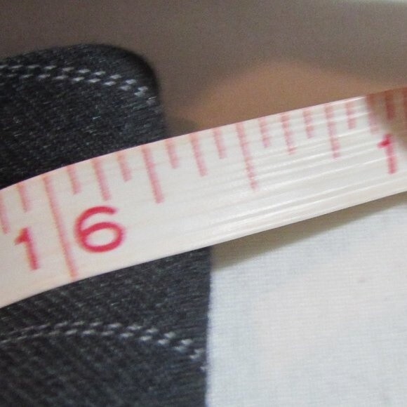 GAP WOMEN'S DRESS PANTS SIZE 8A FAVORITE TROUSER GRAY PINSTRIPES WIDE LEG CAREER - Picture 11 of 13